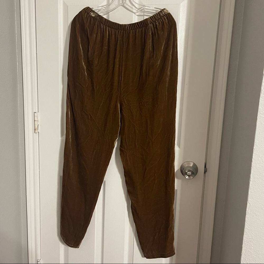 NWT Eileen Fisher VELVET TAPERED ANKLE PANT - Picture 7 of 9